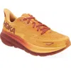Hoka Clifton 9 Running Shoe In Amber Haze/sherbet