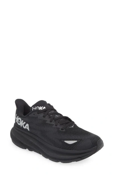 Hoka Clifton 9 Running Shoe In Black