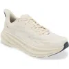Hoka One One Clifton 9 Lace-up Sneakers In White