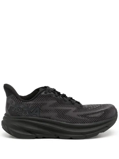 Hoka Clifton 9 Running Shoe In Black