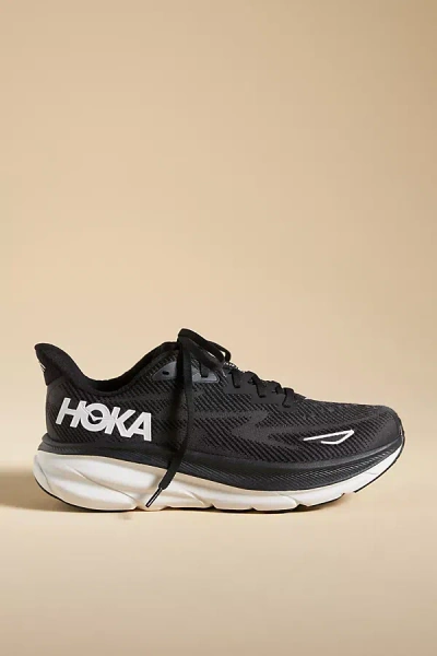 Hoka Clifton 9 Sneakers In White/black