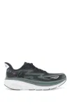 Hoka Clifton 9 Running Shoe In Black / Outer Orbit (grey)