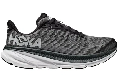 Pre-owned Hoka Clifton 9 Sneakers In Black/white In Multi