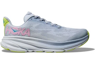 Pre-owned Hoka Clifton 9 Sneakers In Gull/sea Ice In Gray