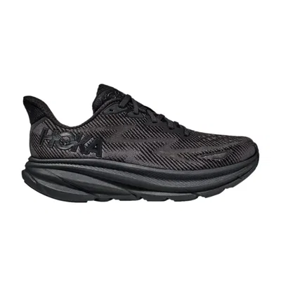 Pre-owned Hoka Clifton 9 Wide 'triple Black'