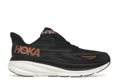 Pre-owned Hoka Clifton 9 (women's) Sneakers In Black/copper