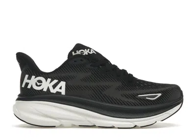 Pre-owned Hoka Clifton 9 (women's) Sneakers In Black/white