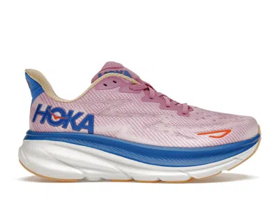 Pre-owned Hoka Clifton 9 (women's) Sneakers In Cyclamen/sweet Lilac In Purple