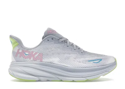 Pre-owned Hoka Clifton 9 (women's) Sneakers In Gull/sea Ice
