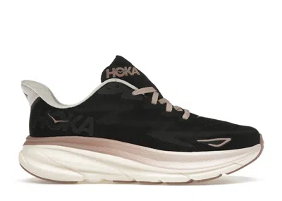 Pre-owned Hoka Clifton 9 (women's) Sneakers In Obsidian/quartzite