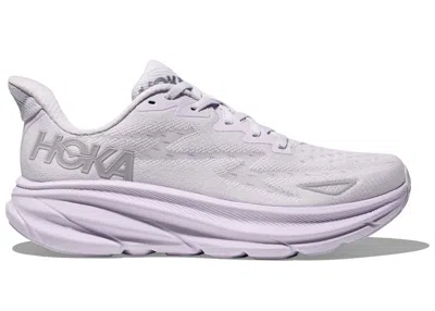 Pre-owned Hoka Clifton 9 (women's) Sneakers In Starlight Glow In Silver