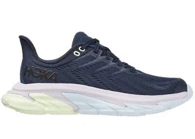 Pre-owned Hoka Clifton Edge (women's) Sneakers In Outer Space/orchid Hush In Multi