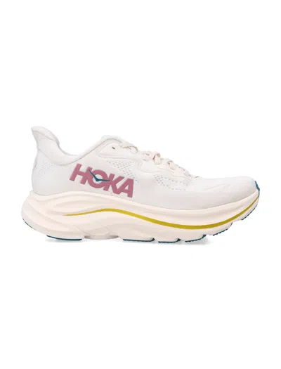 Hoka Clifton Jacquard Mesh Active Sneakers In Animal Print