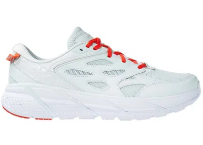 Pre-owned Hoka Clifton L (all Gender) Sneakers In Wan Blue/mandarin Red