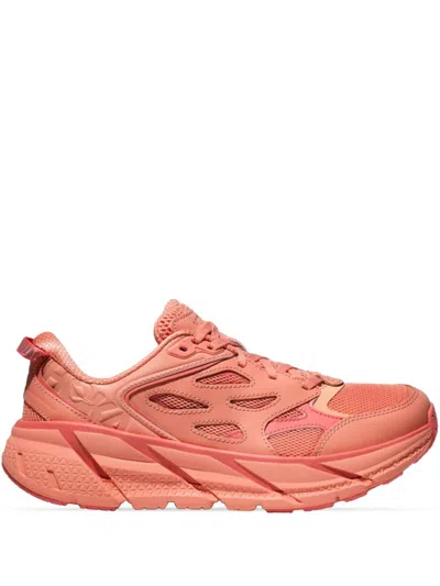 Hoka Clifton L Sneakers In Guava/electric-coral