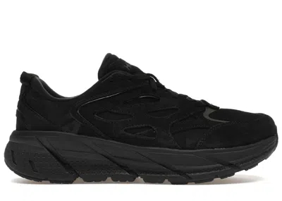 Pre-owned Hoka Clifton L Suede (all Gender) Sneakers In Black
