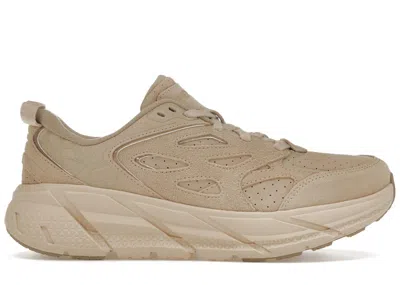 Pre-owned Hoka Clifton L Suede (all Gender) Sneakers In Shifting Sand/dune