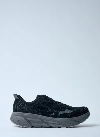 HOKA CLIFTON L SUEDE SNEAKERS