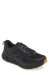 Hoka Clifton L Walking Sneaker In Black/black