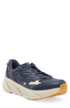 Hoka Clifton L Walking Sneaker In Varsity Navy/sesame