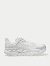 Hoka Clifton Ls Walking Shoe In White