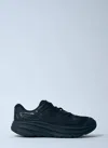 Hoka Clifton One9 Rubber-trimmed Mesh Sneakers In Black