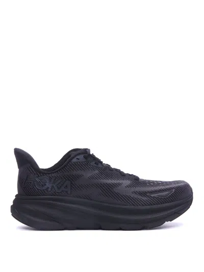 Hoka Clifton 9 Running Shoe In Black