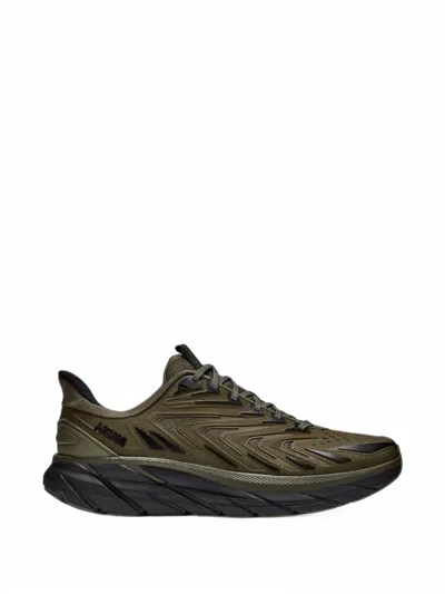 Hoka Clifton Utl Sneakers In Green