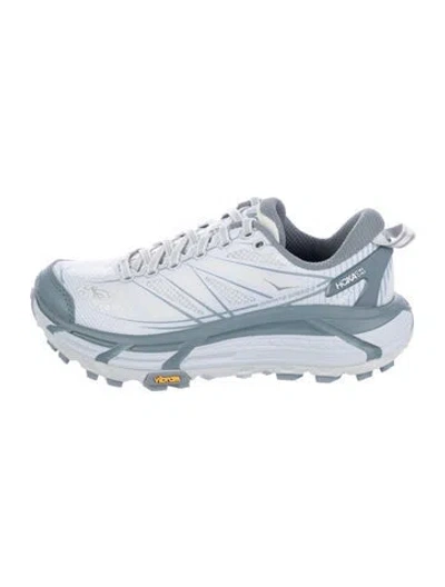 Pre-owned Hoka Colorblock Pattern Sneakers In Blue