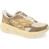 Hoka Pink Clifton 9 Sneakers In Oat Milk/pollen