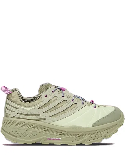 Hoka Elite Terrain System Stinson Sneakers In Green
