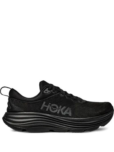 Hoka Gaviota 5 Lace-up Fastening Sneakers In Black