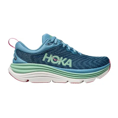 Hoka Gaviota 5 Shoes Blue Purple Aw25 Women In Green