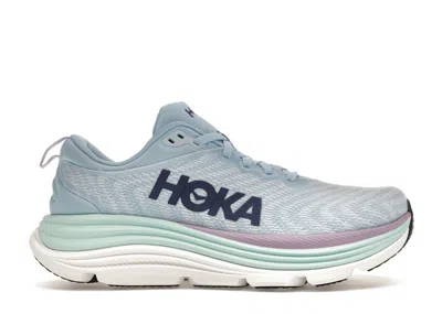 Pre-owned Hoka Gaviota 5 (women's) Sneakers In Airy Blue/sunlit Ocean