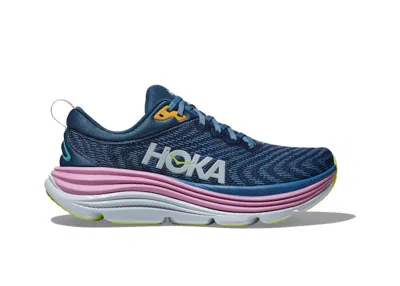 Pre-owned Hoka Gaviota 5 (women's) Sneakers In Real Teal/shadow