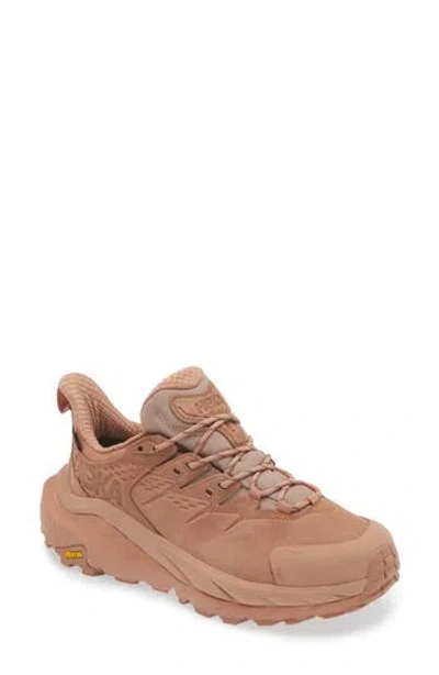 Hoka Gender Inclusive Kaha 2 Low Gtx Waterproof Hiking Shoe In Cork/cappuccino