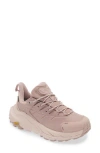 Hoka Gender Inclusive Kaha 2 Low Gtx Waterproof Hiking Shoe In Pale Mauve/peach Whip