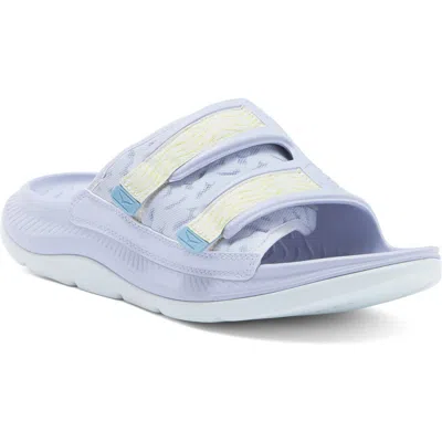 Hoka Gender Inclusive Ora Luxe Slide Sandal In Illusion/dusk