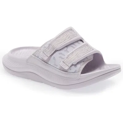 Hoka Gender Inclusive Ora Luxe Slide Sandal In Purple