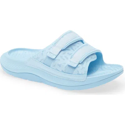 Hoka Gender Inclusive Ora Luxe Slide Sandal In Summer Song/ice Flow