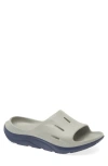 Hoka Gender Inclusive Ora Recovery Slide 3 Sandal In Varsity Navy/farro