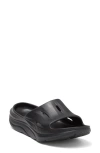 Hoka Gender Inclusive Ora Recovery Slide 3 Sandal In Black/black