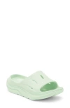 Hoka Gender Inclusive Ora Recovery Slide 3 Sandal In Lime Glow/lime Glow