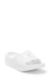 Hoka Gender Inclusive Ora Recovery Slide 3 Sandal In White