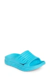 Hoka Gender Inclusive Ora Recovery Slide Sandal In Scuba Blue/bellwether Blue