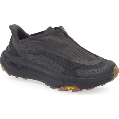 Hoka Gender Inclusive Project Transport Zip Sneaker In Black