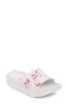 Hoka Gender Inclusive Vibrant Bloom Ora Recovery Slide 3 Sandal In Nimbus Cloud / Pink Twilight