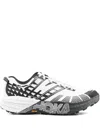 Hoka Breathable Mesh Sneakers With Cushioned Sole In White