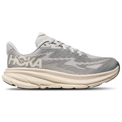 Hoka Kids' Girls   Clifton 9 In Gray