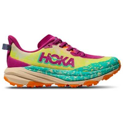 Hoka Kids' Girls   Speedgoat 6 In Electric Aqua/fuchsia